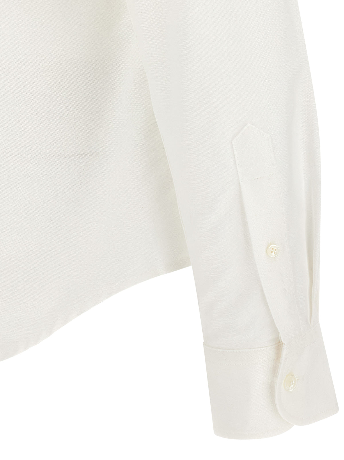 Ami Paris White Cotton Blouse