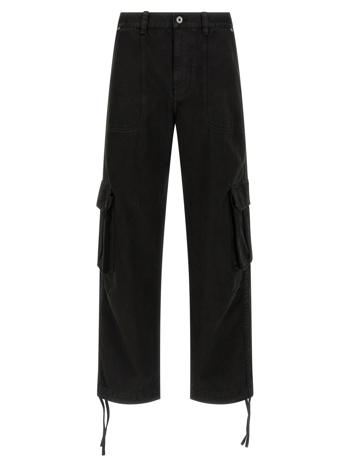 Loewe Black Cotton Cargo Pants