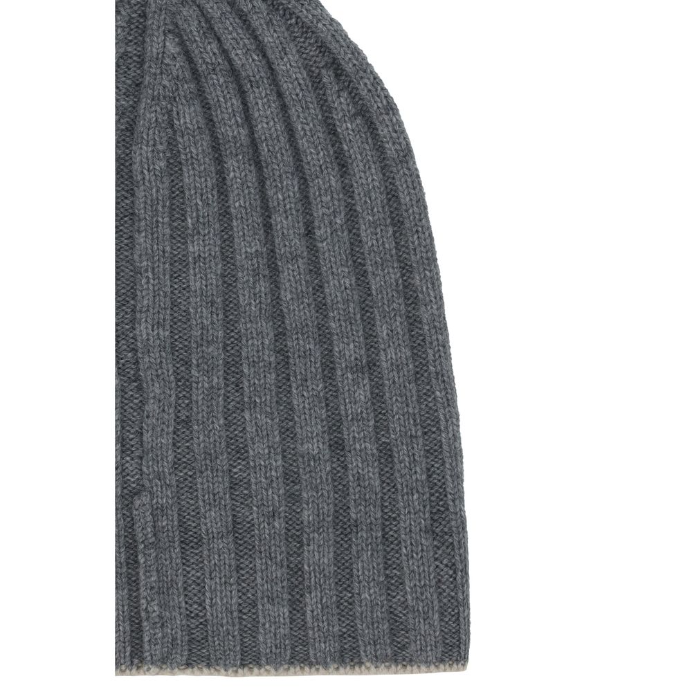 Brunello Cucinelli Gray Cashmere Beanie