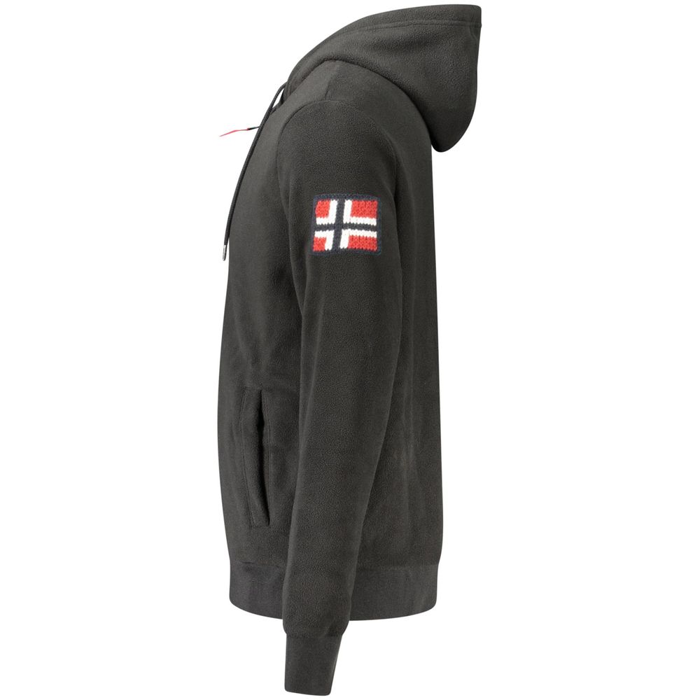Norway 1963 Black Polyester Mens Sweatshirt with Hood