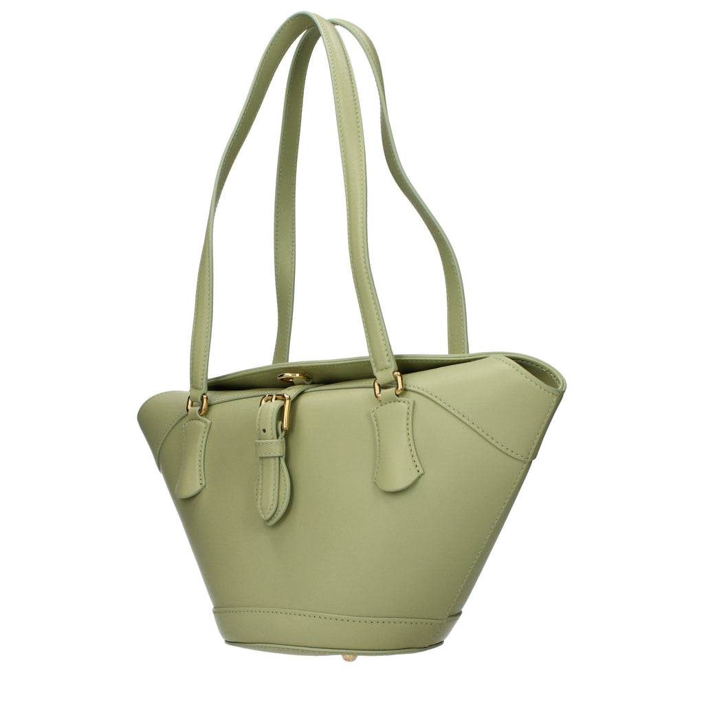 Dolce & Gabbana Green Leather Shoulder Bag