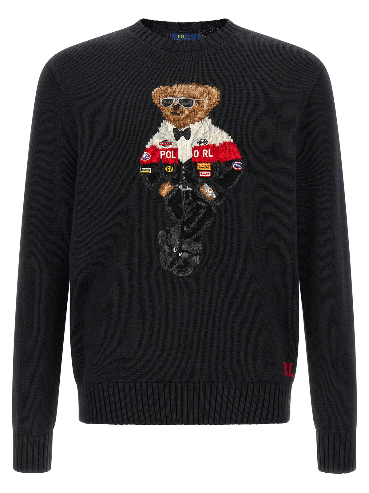 Polo Ralph Lauren Black Cotton Cardigan