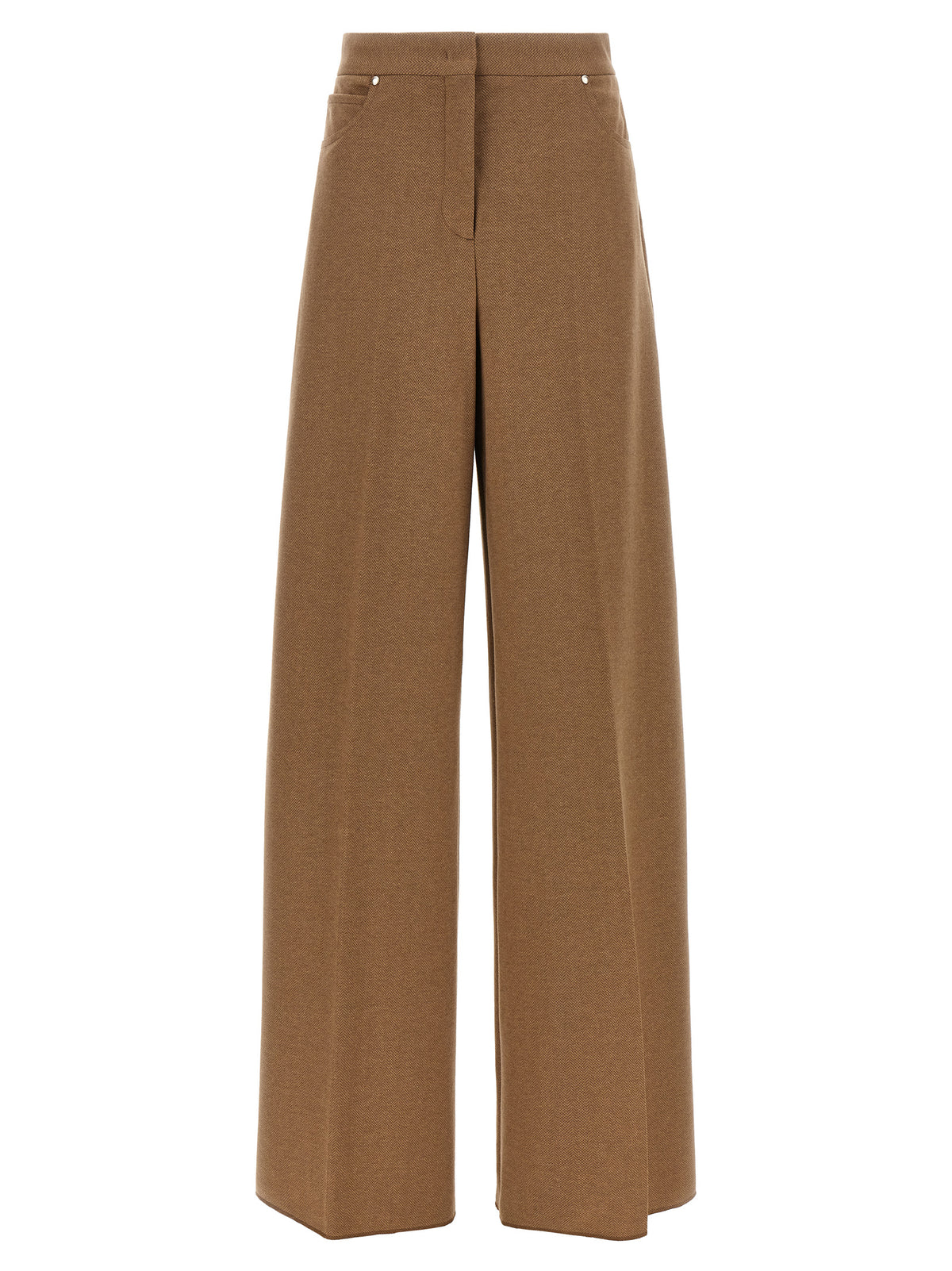 Max Mara Brown Triacetate Casual Pants