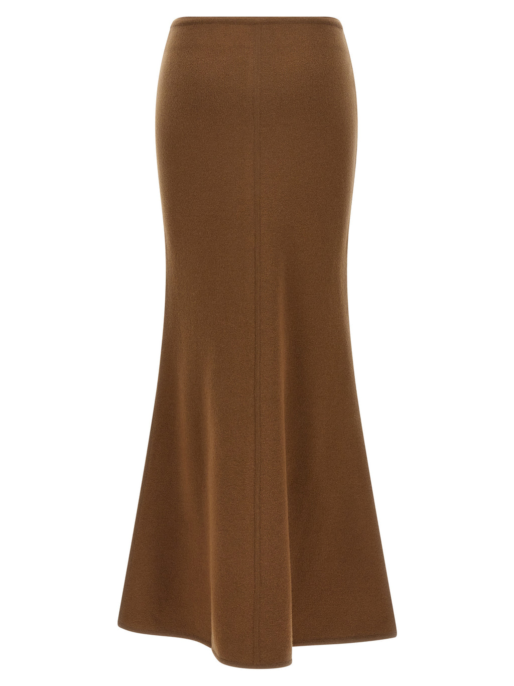 Max Mara Brown Virgin Wool Mini Skirt