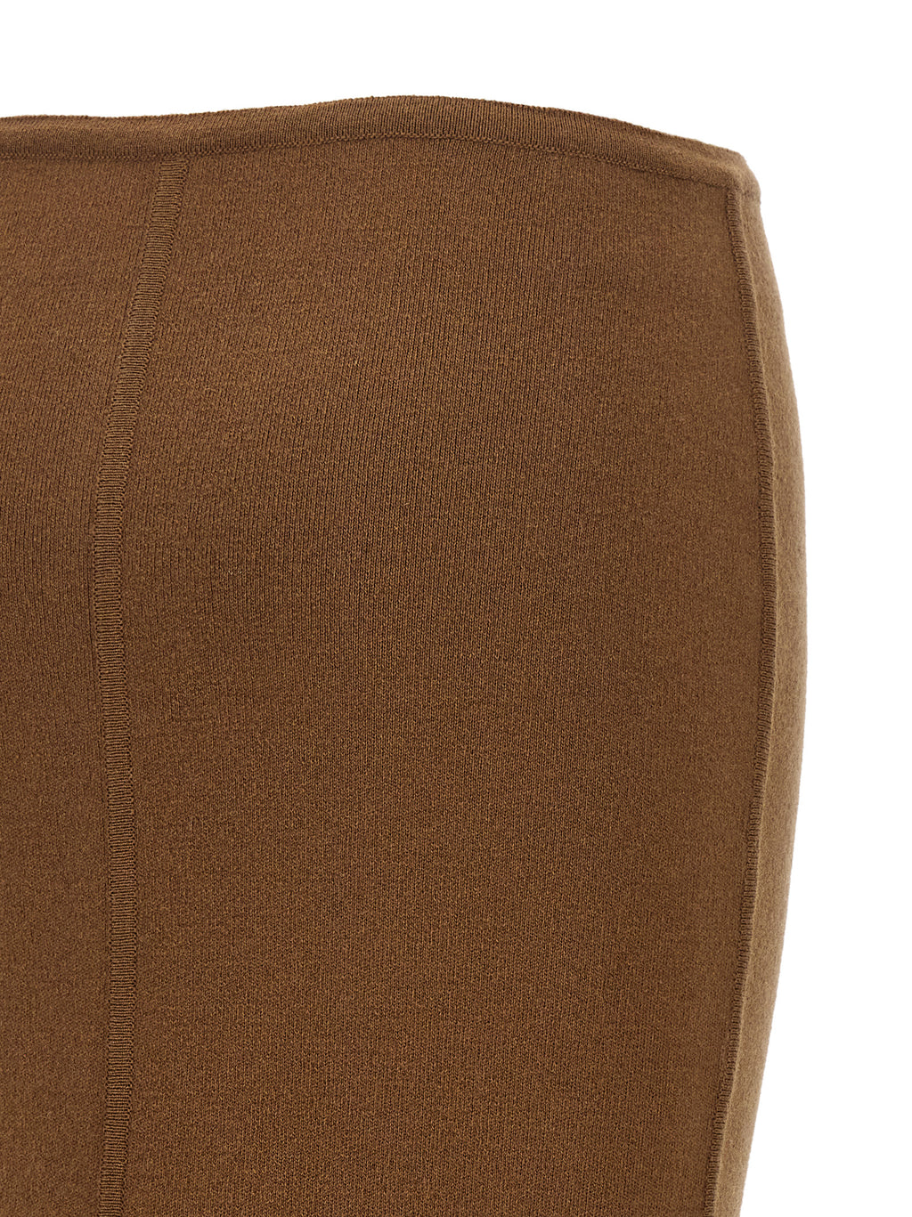Max Mara Brown Virgin Wool Mini Skirt
