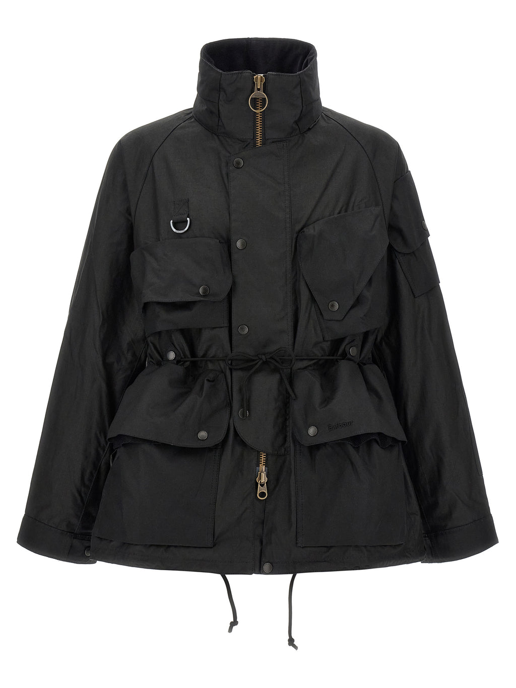 Barbour Black Cotton Shell Jacket
