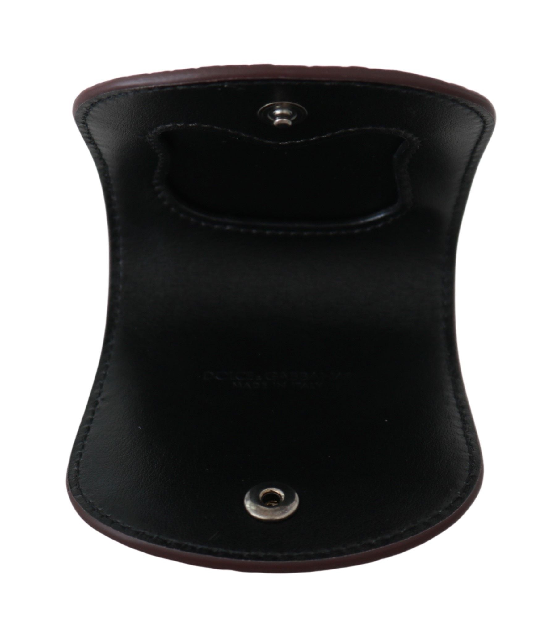 Dolce & Gabbana Brauner Exotenhaut-Taschenkondom-Etui-Halter