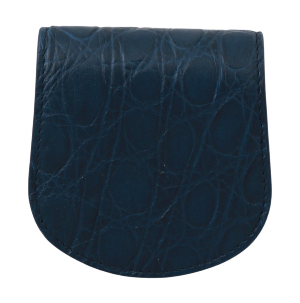 Dolce & Gabbana Blaue Ledertasche mit Kondomhalter