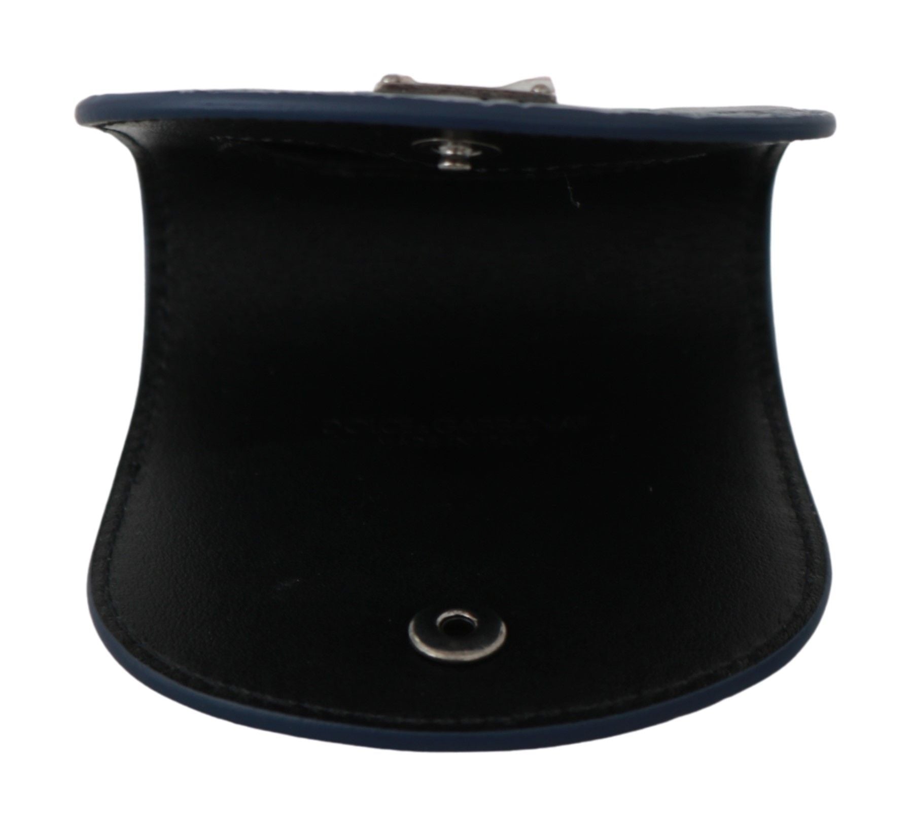 Dolce & Gabbana Blaue Ledertasche mit Kondomhalter