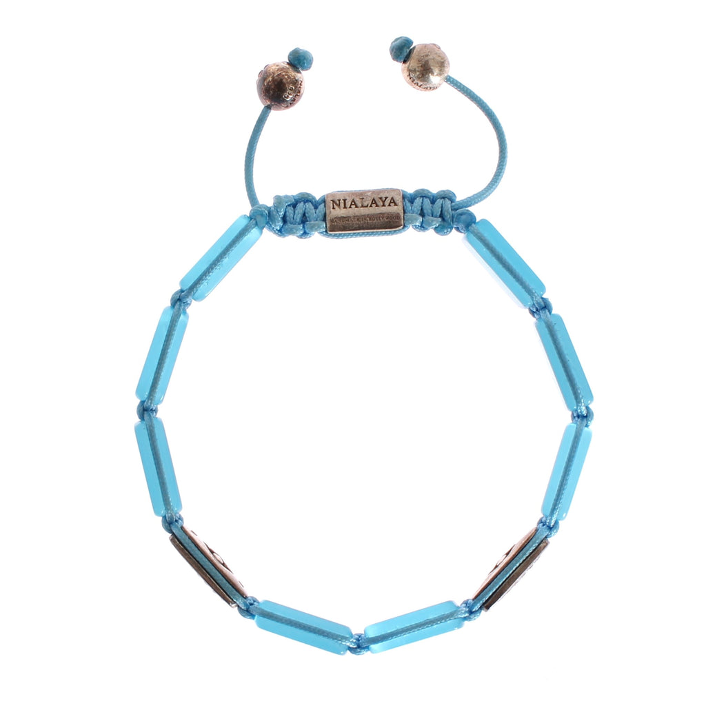 Nialaya CZ Opal 925 Silberarmband