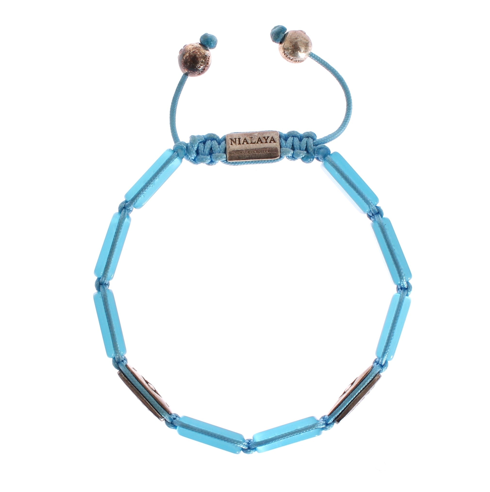 Nialaya CZ Opal 925 Silberarmband