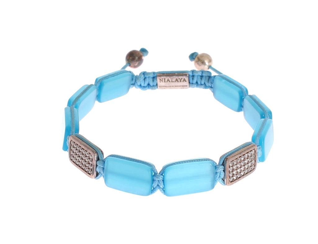 Nialaya CZ Opal 925 Silberarmband
