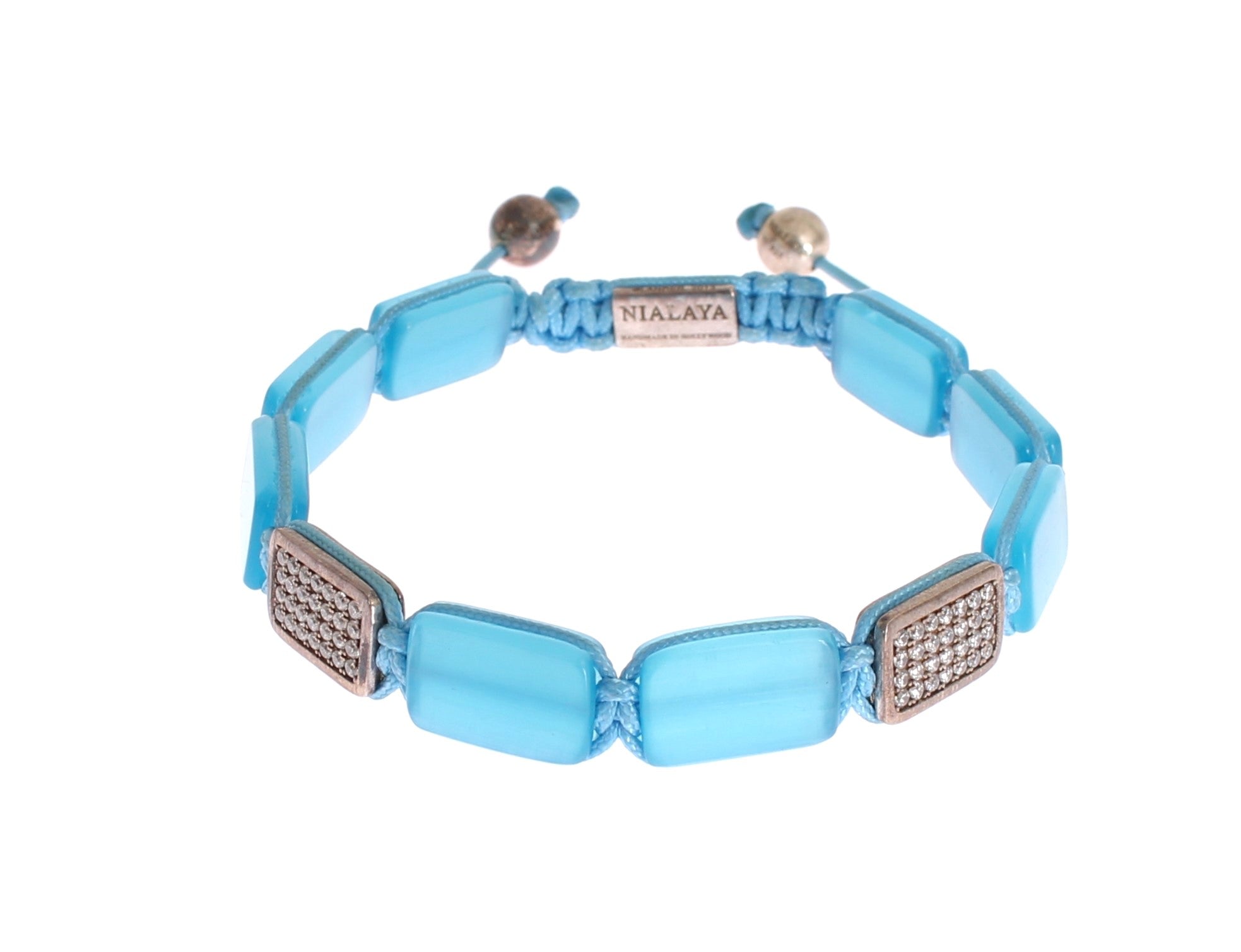 Nialaya CZ Opal 925 Silberarmband