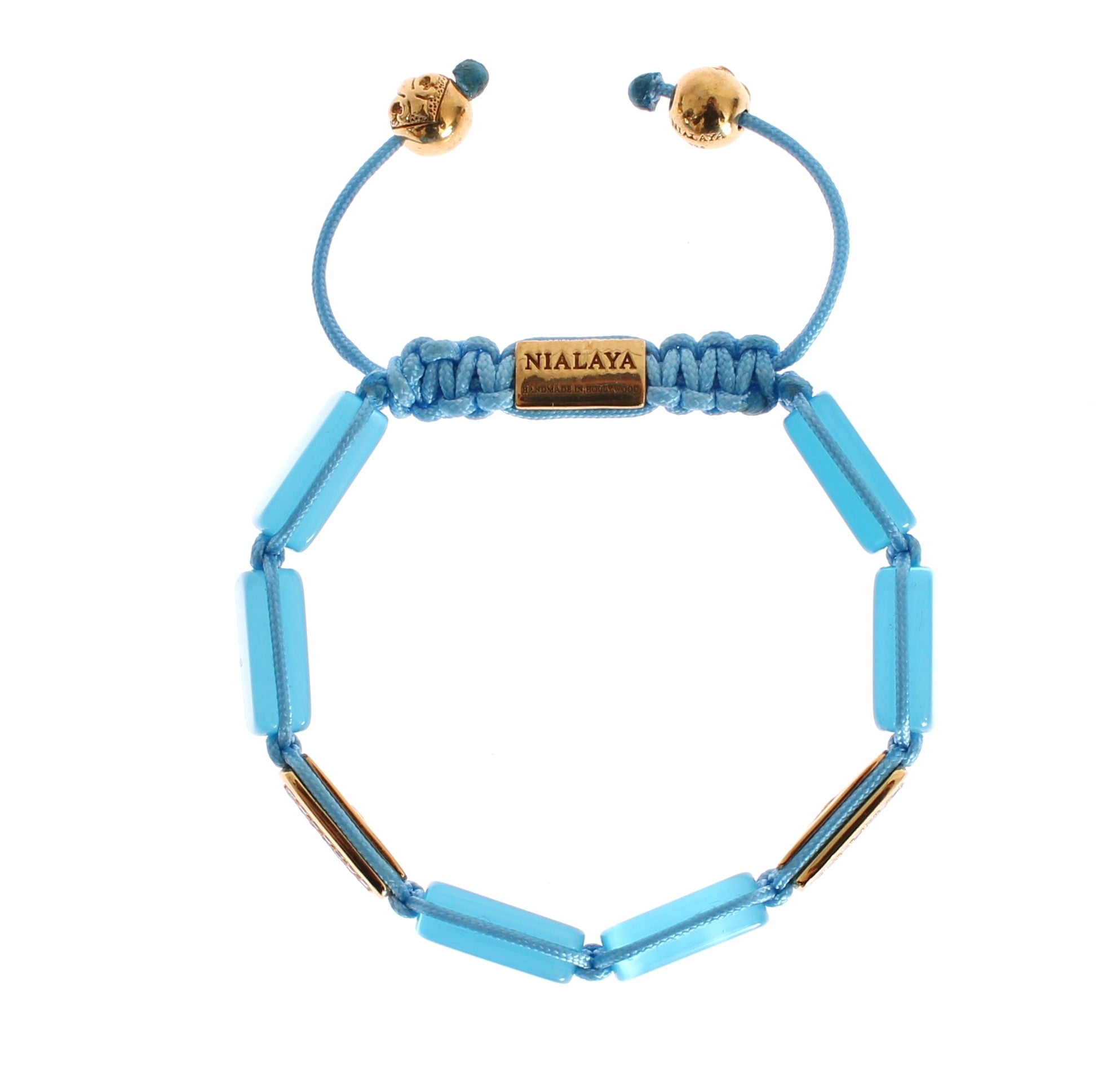 Nialaya CZ Opal 18K Gold 925 Armband