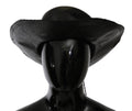 Costume National Schwarzer Cowboyhut mit breiter Krempe