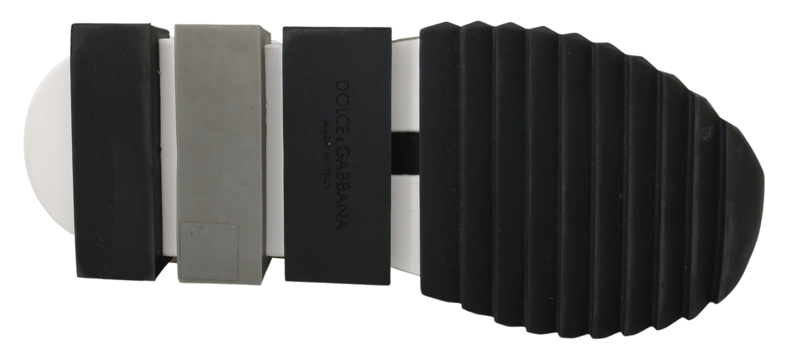 Dolce & Gabbana Schwarz Multicolor Crystal Sneakers Schuhe