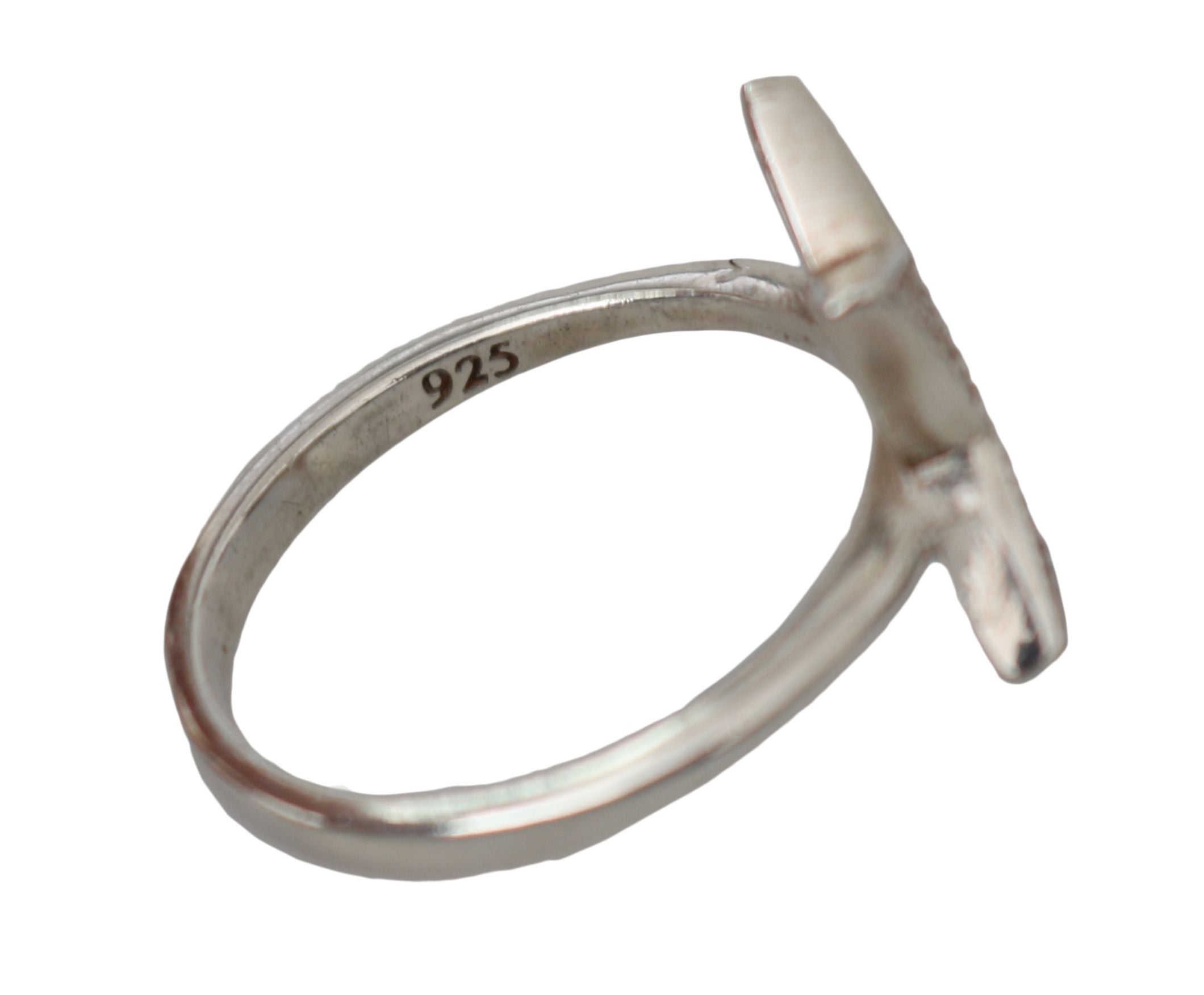Nialaya Silber Damen klar CZ Stern 925 Ring