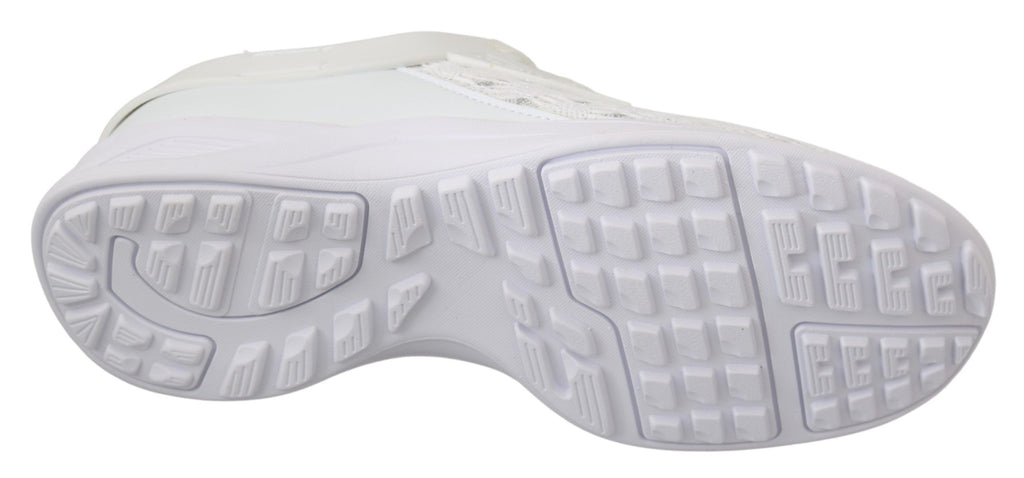 Philipp Plein Weiß Polyester Freizeitschuhe Schuhe