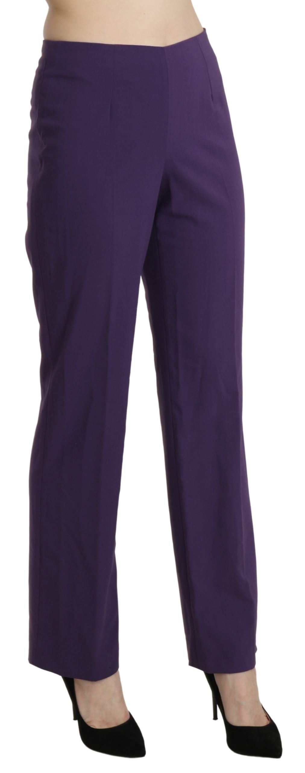 BENCIVENGA Lila High Waist Straight Dress Trouser Hose