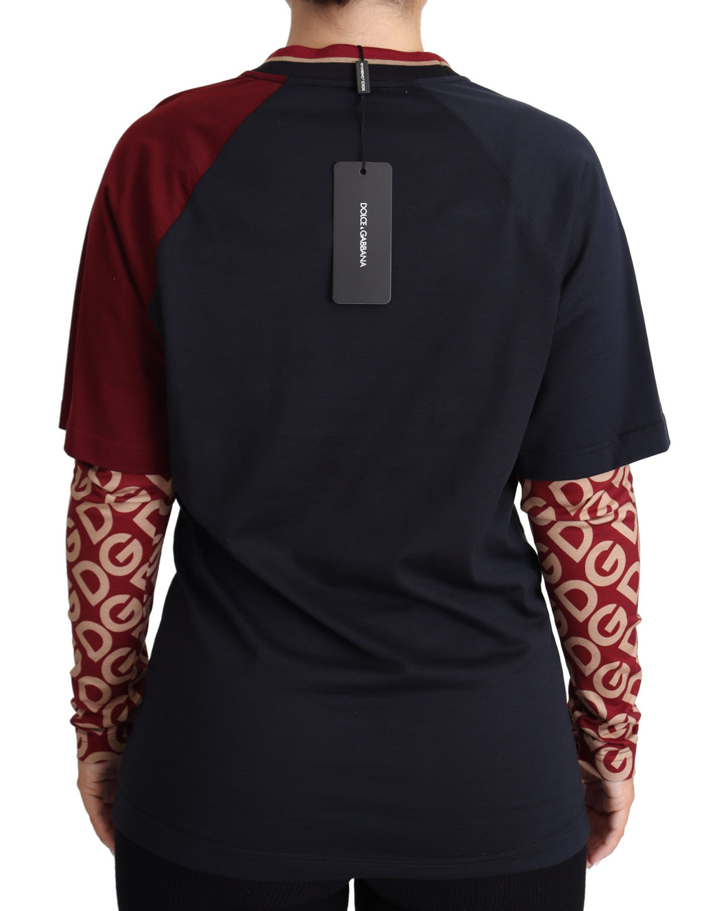 Dolce & Gabbana Multicolor Royals Pullover mit Rundhalsausschnitt