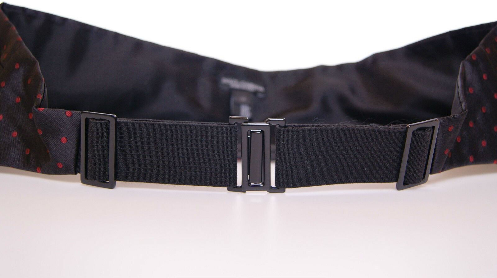 Dolce & Gabbana Schwarzer Taille Smoking Gürtel Kummerbund