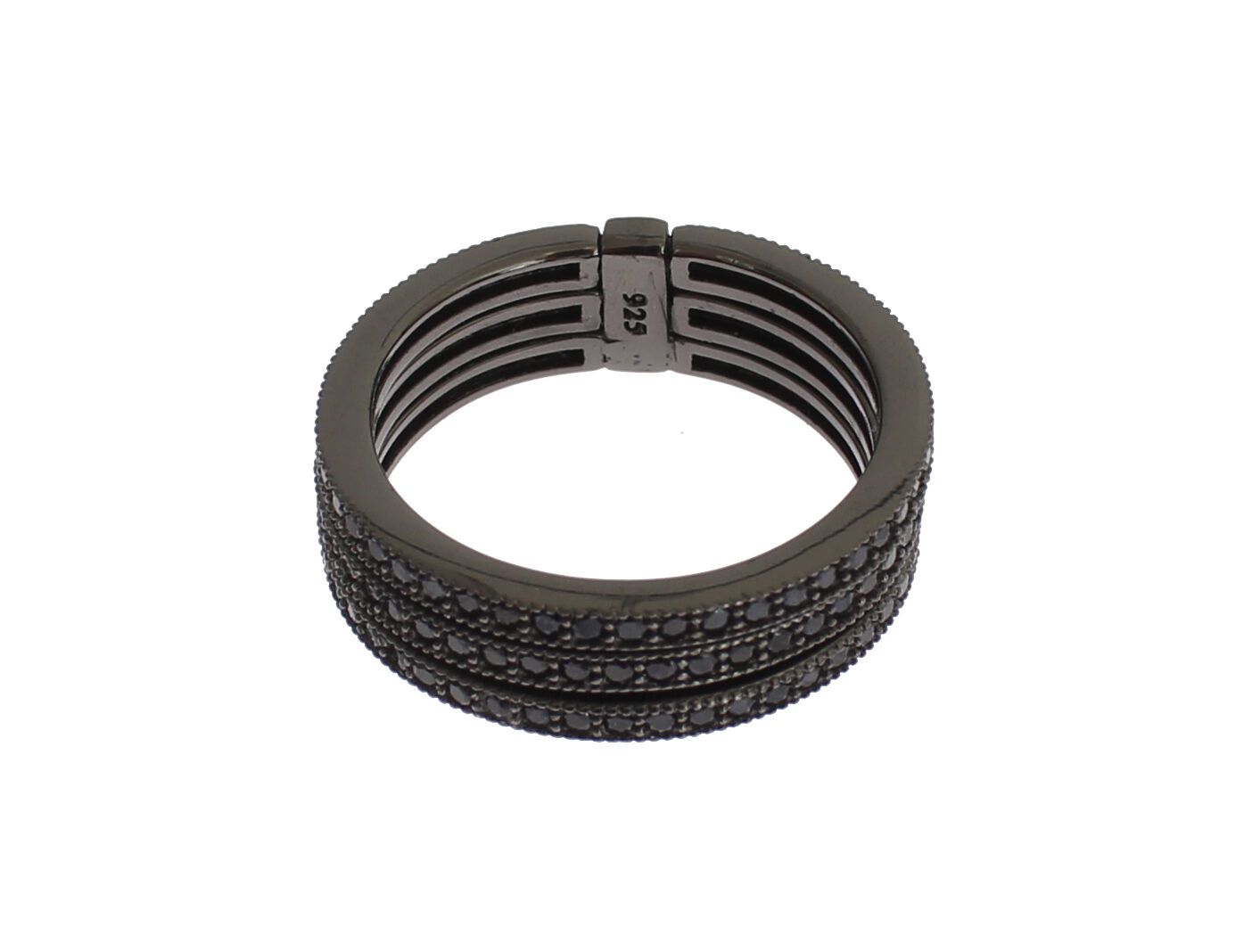 Nialaya Schwarz CZ 925 Sterling Silber Damen