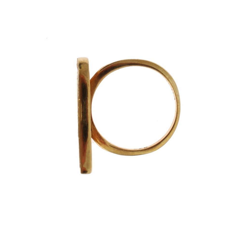 Nialaya Damen klar CZ Gold 925 Silber Authentic Ring