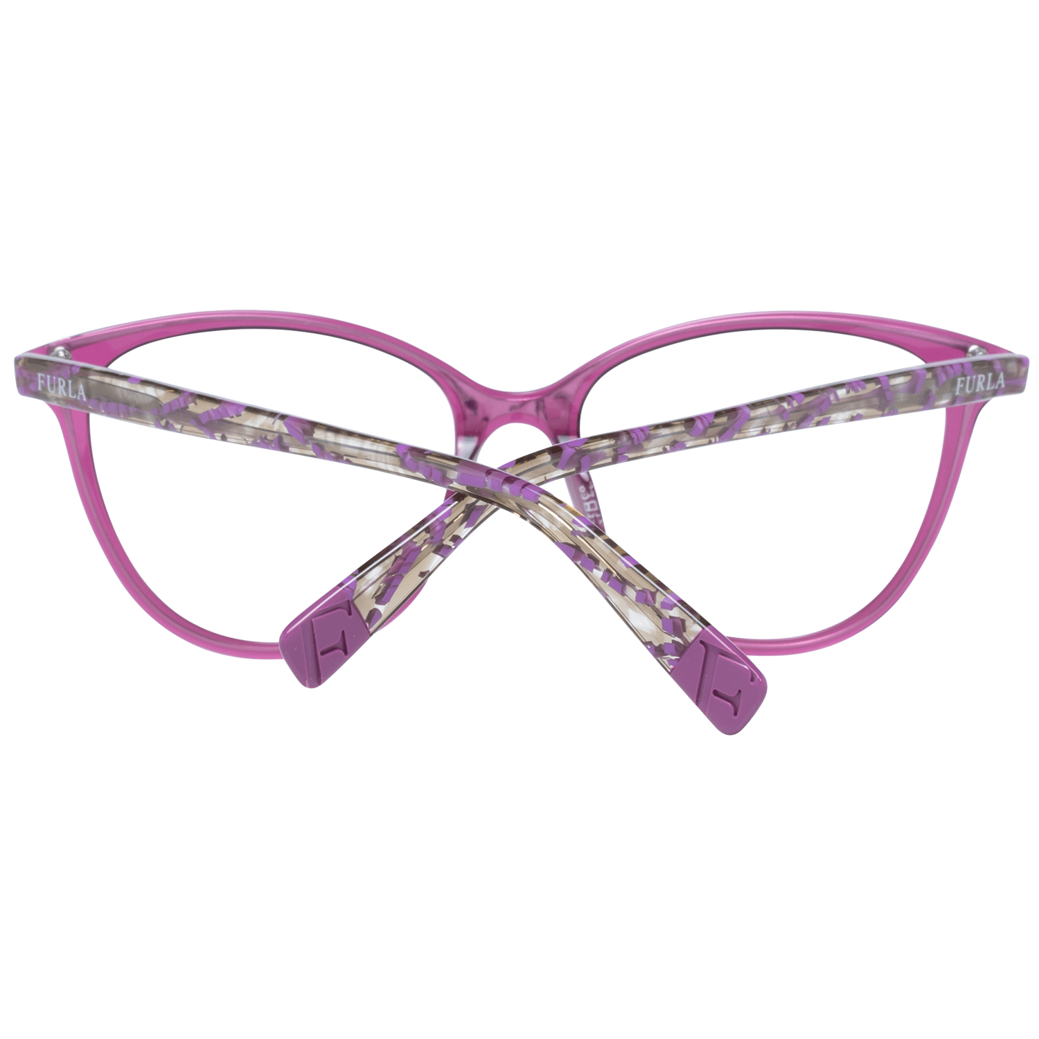 Furla Elegante Katzenaugenbrille lila für Frauen