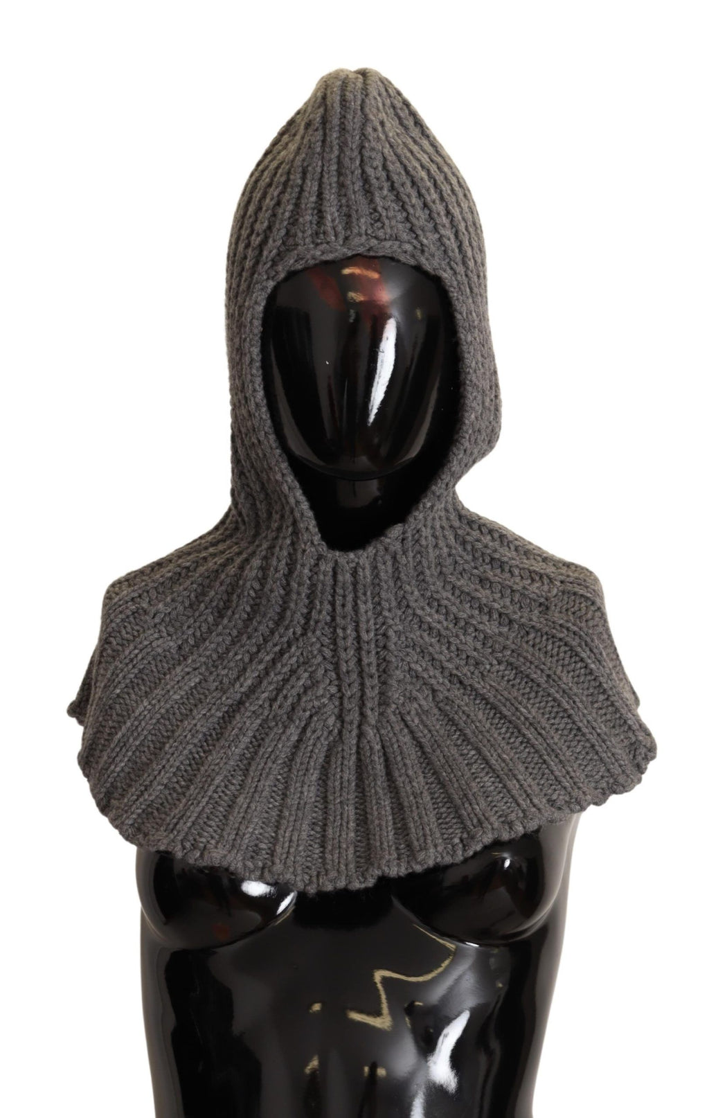 Dolce & Gabbana Grau 100% Kaschmir gestrickt Wrap One Size Schal