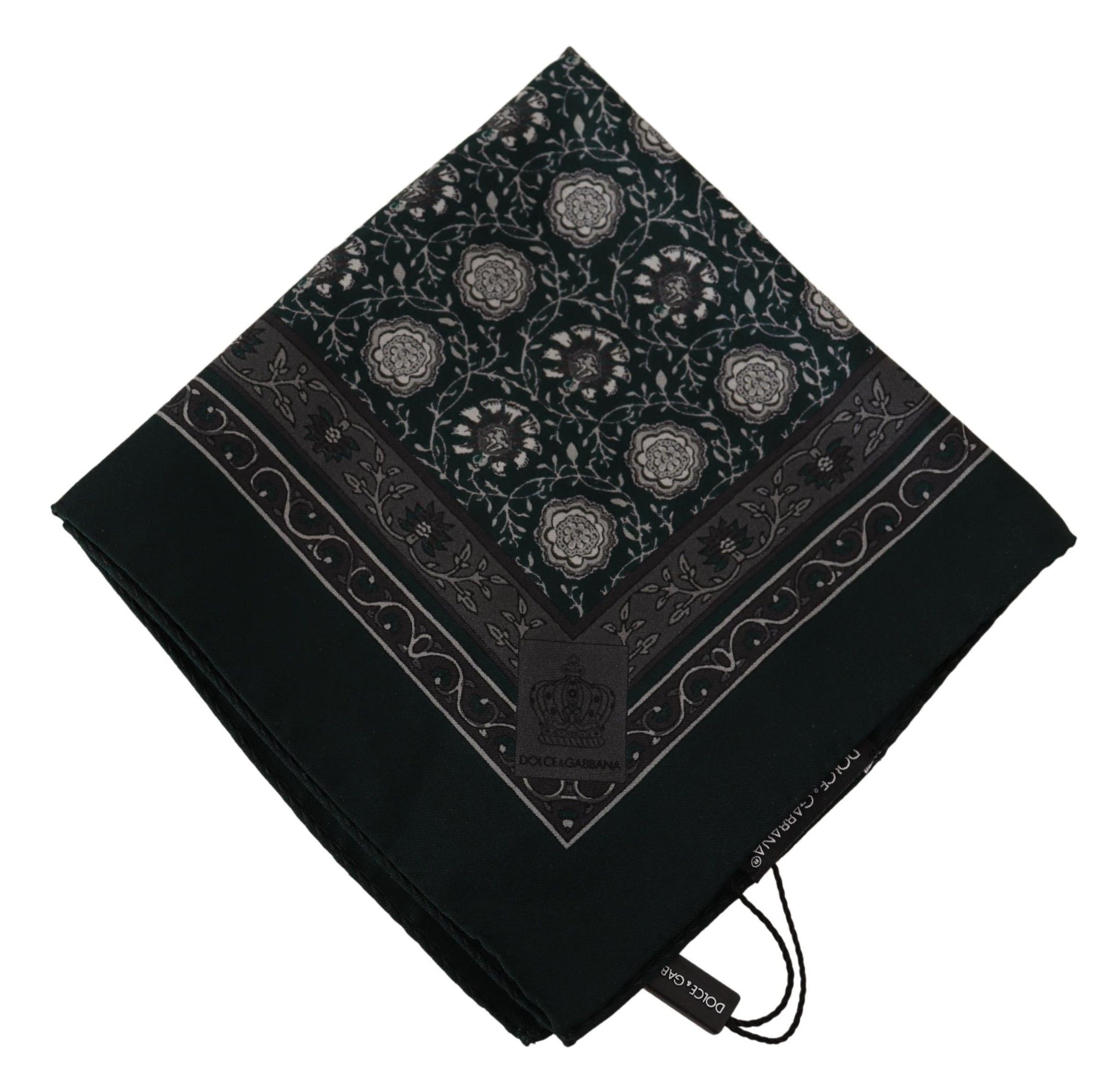 Dolce & Gabbana Exquisites Seideneinstecktuch Taschentuch