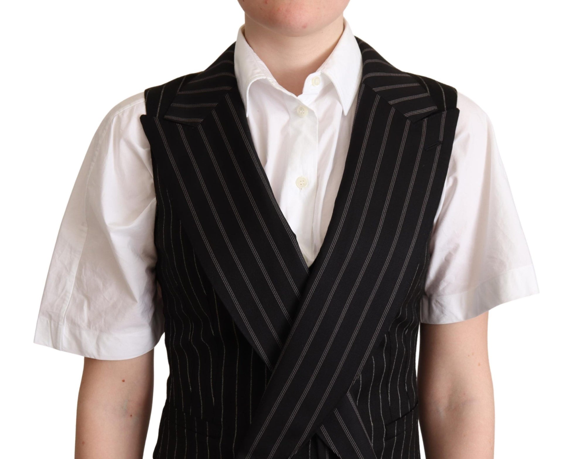Dolce & Gabbana Elegante Weste mit Leopardenmuster - Ärmellose Weste