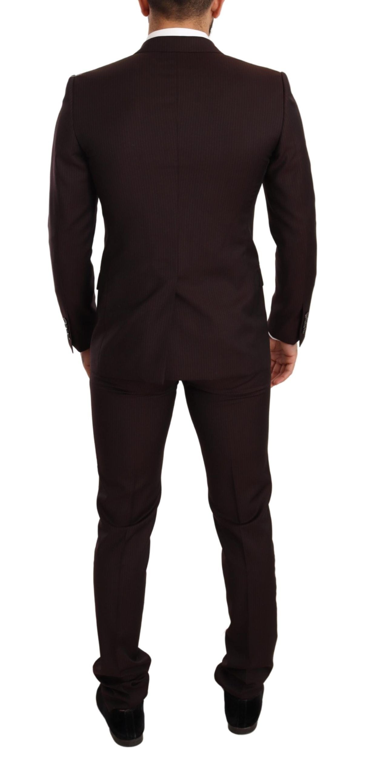 Dolce & Gabbana Bordeauxwollanzug MARTINI Slim Fit