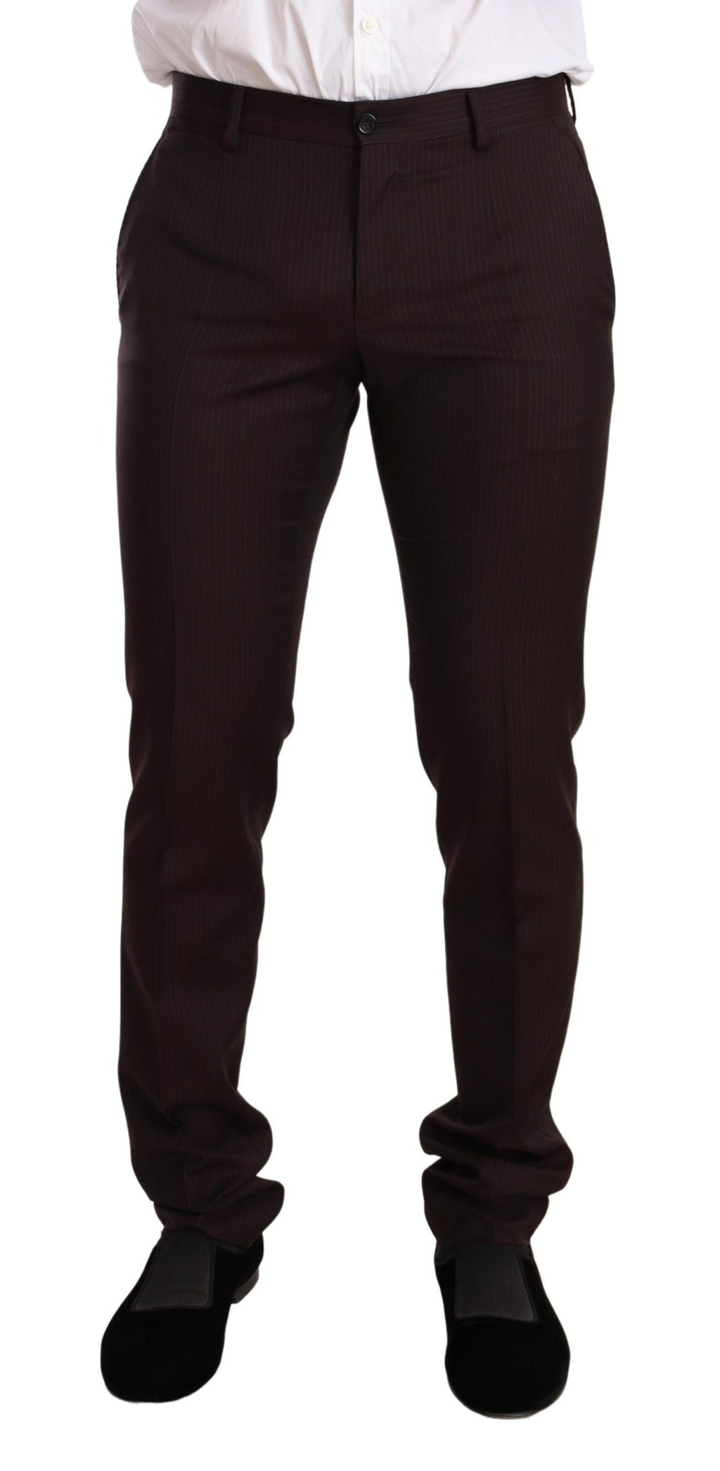 Dolce & Gabbana Bordeauxwollanzug MARTINI Slim Fit