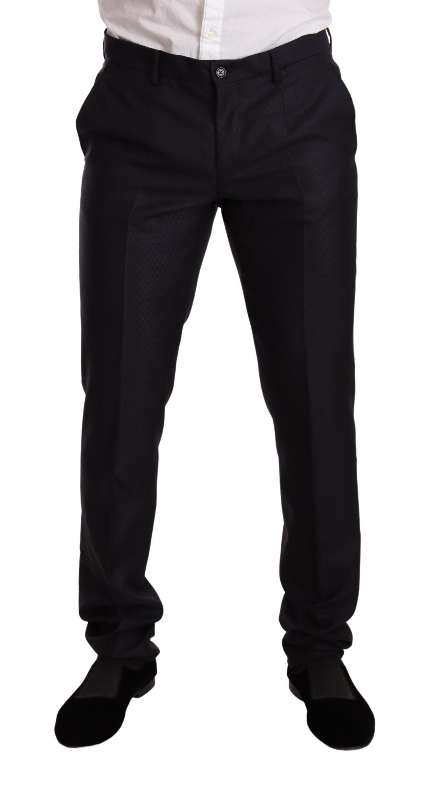 Dolce & Gabbana Anzug mit blauem Muster im MARTINI SLIM FIT 2-Teiler