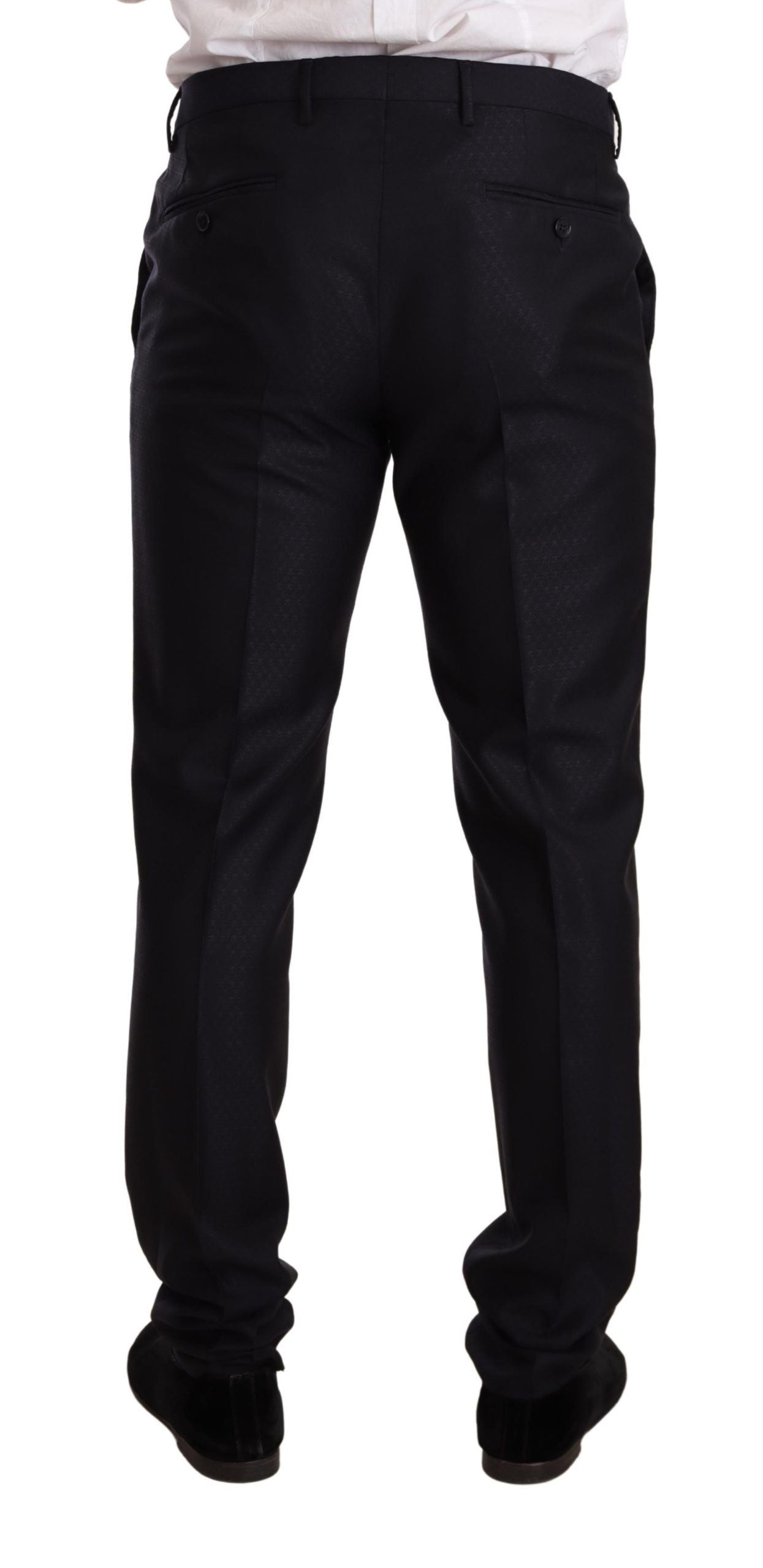 Dolce & Gabbana Anzug mit blauem Muster im MARTINI SLIM FIT 2-Teiler