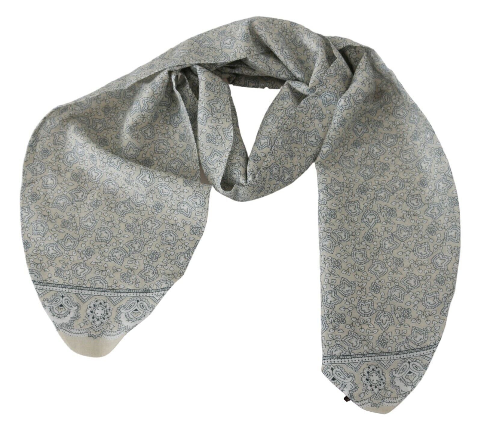 Ermanno Scervino Beige Blau Gürtel Wrap Beachwear Taille