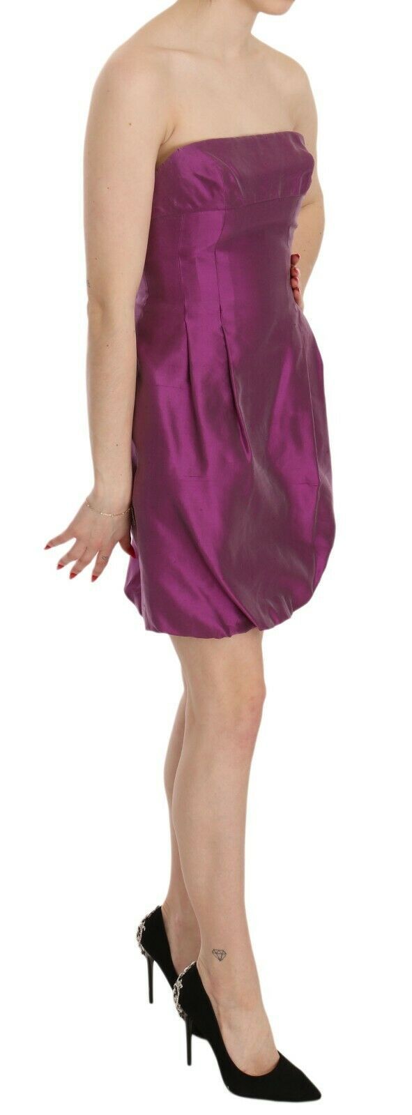 Ermanno Scervino Rosa rückenfreies Midikleid mit Halter