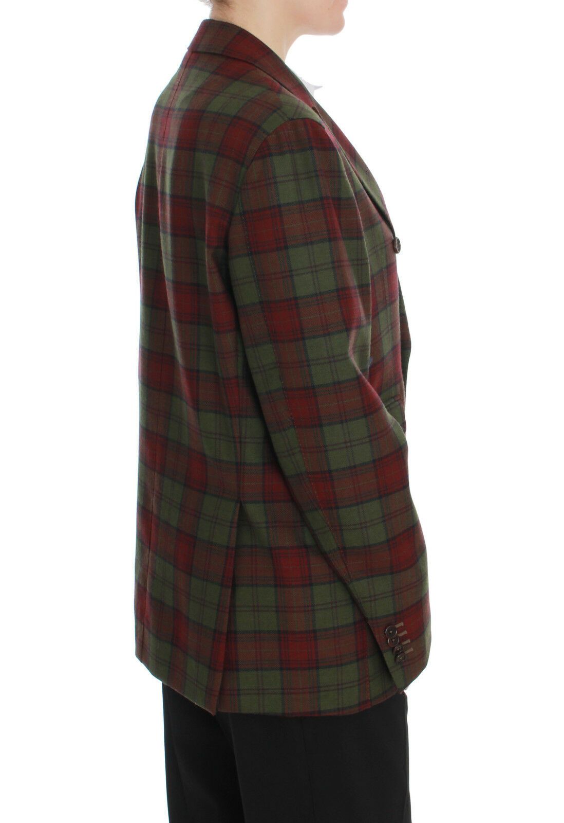 BENCIVENGA Grüner Woll-Zweireiher Bordeaux