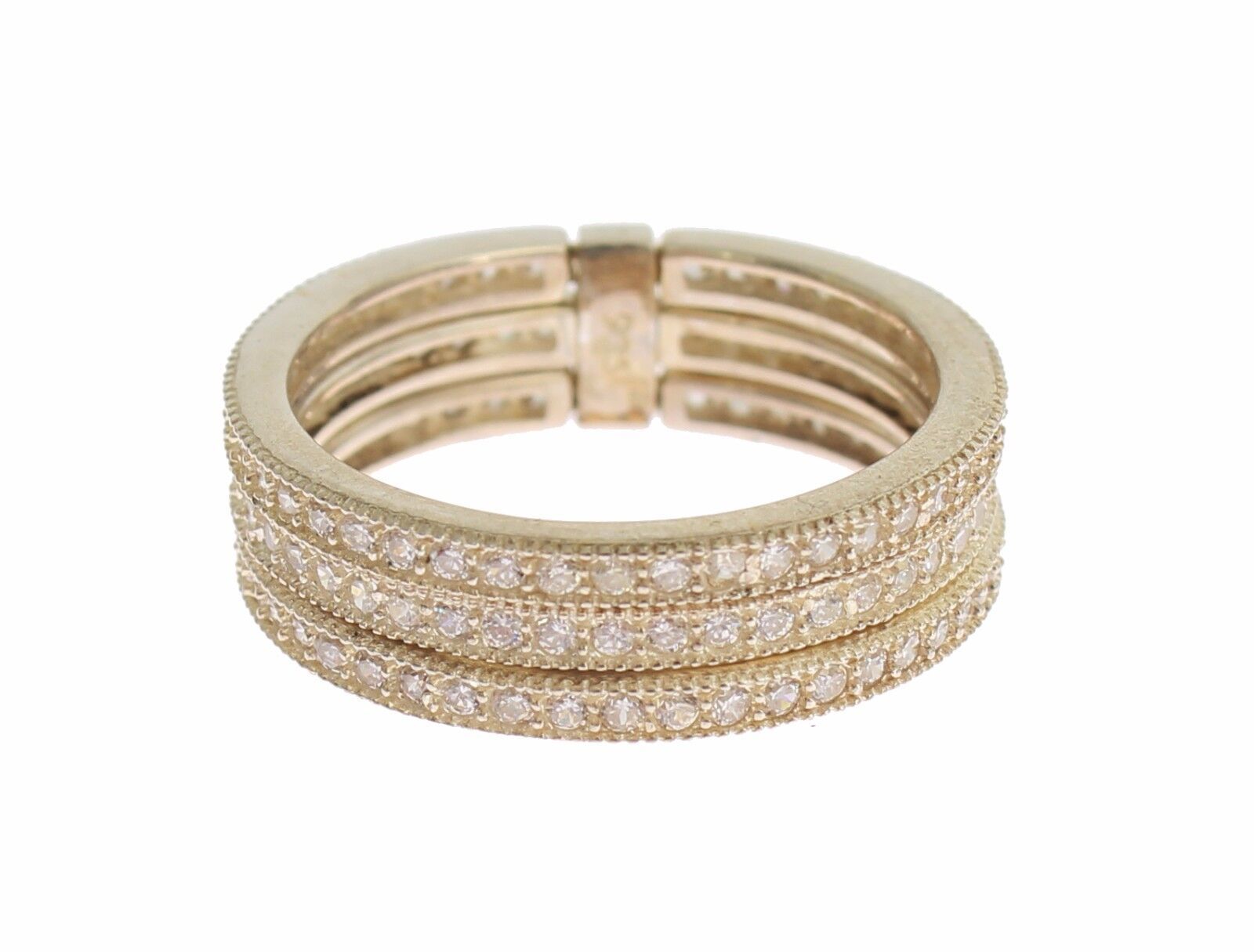 Nialaya Silber Damen klar CZ 925 Sterling Ring