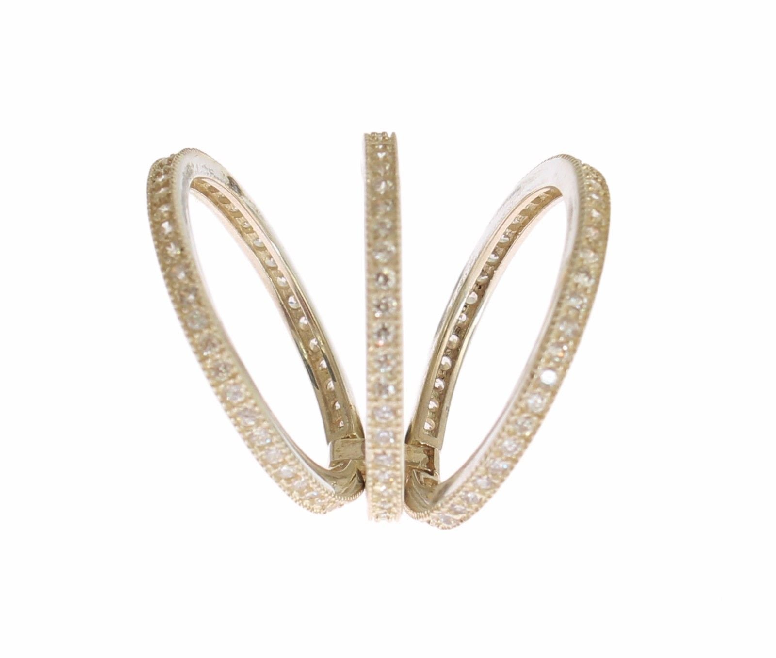 Nialaya Silber Damen klar CZ 925 Sterling Ring