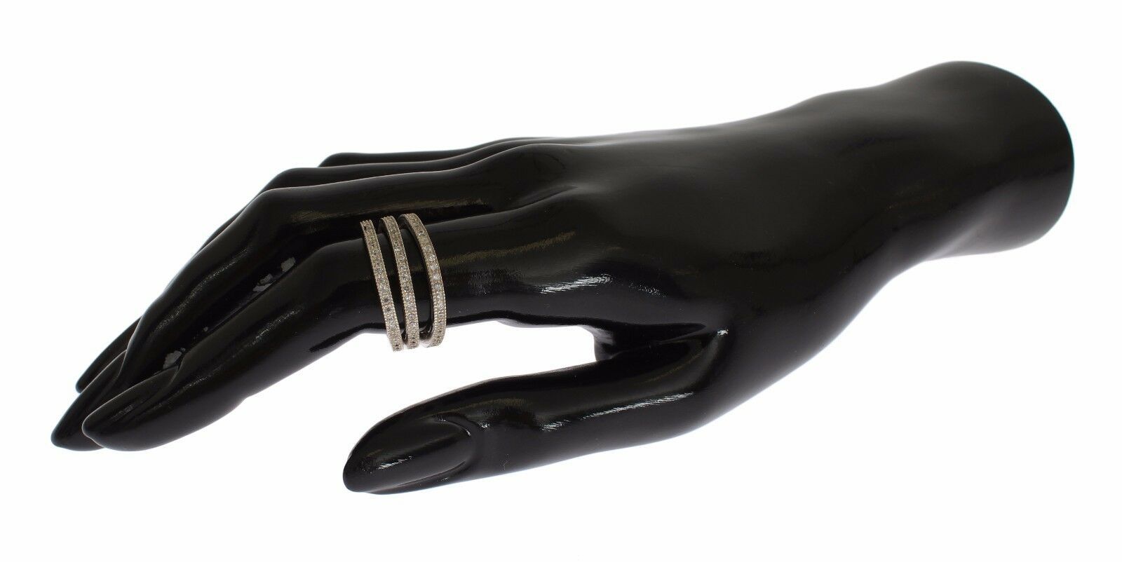 Nialaya Silber Damen klar CZ 925 Sterling Ring