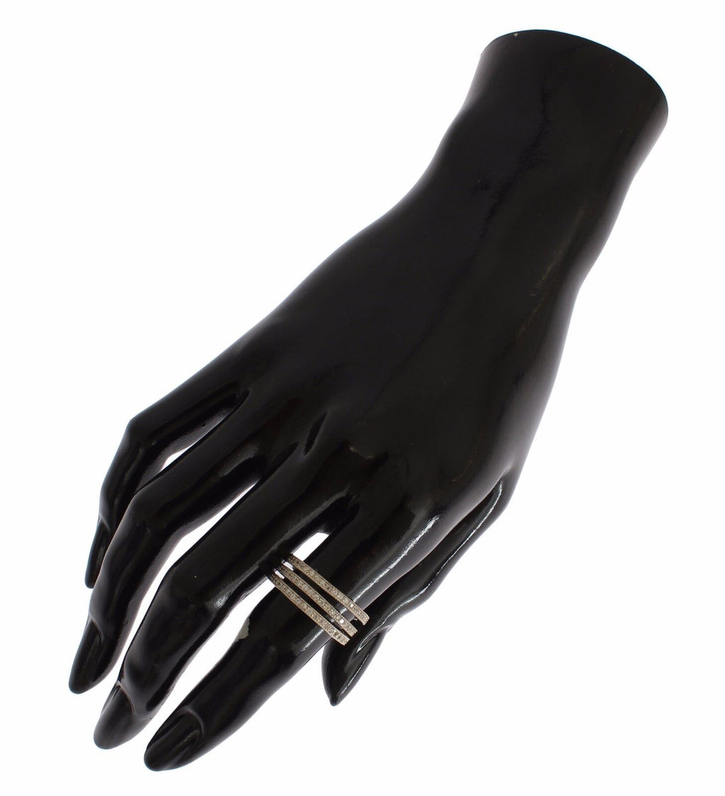 Nialaya Silber Damen klar CZ 925 Sterling Ring