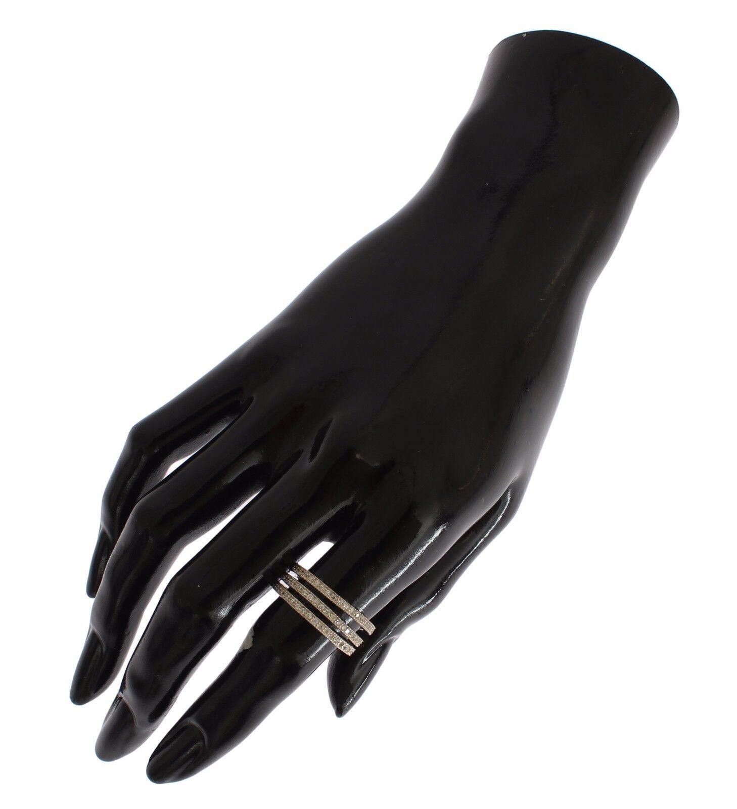 Nialaya Silber Damen klar CZ 925 Sterling Ring