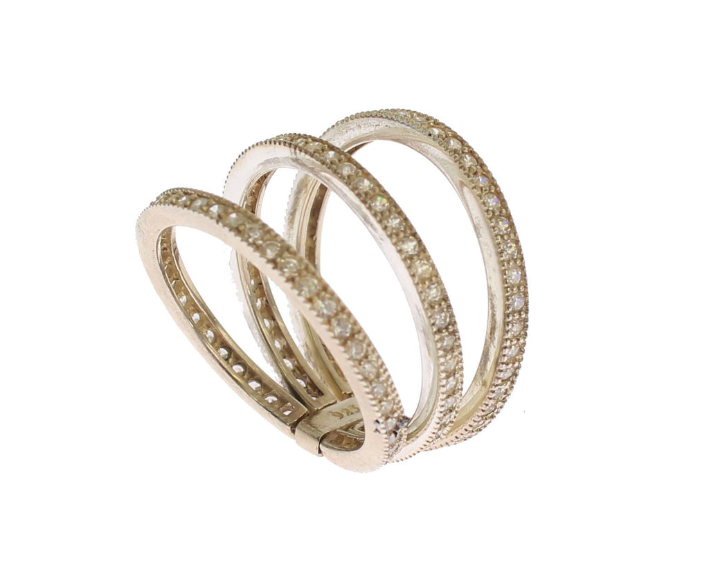 Nialaya Silber Damen klar CZ 925 Sterling Ring