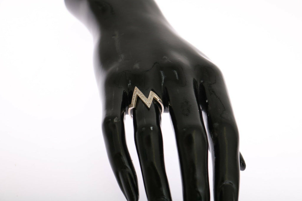 Nialaya Silber Authentic Womens Clear Ring