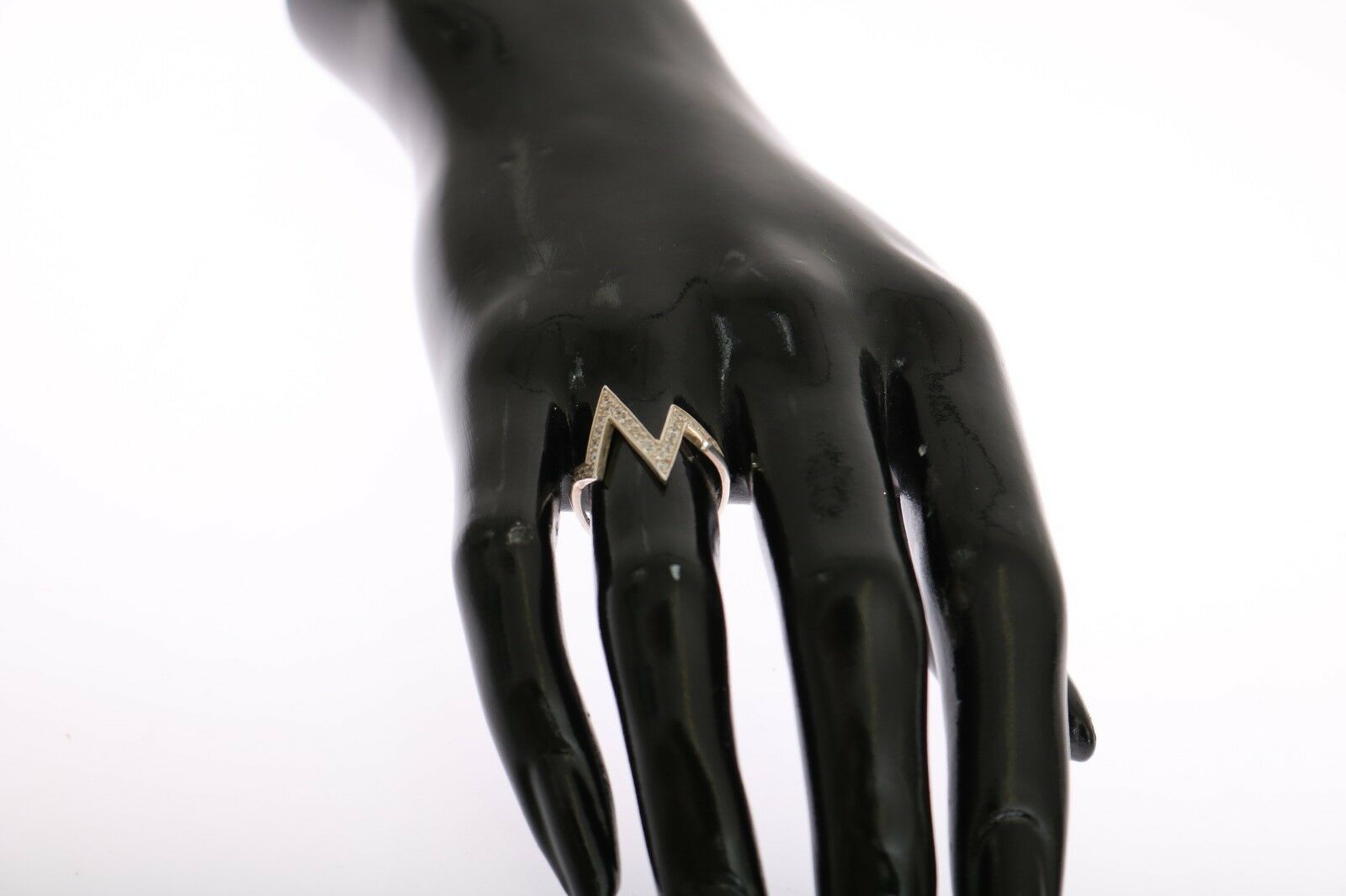 Nialaya Silber Authentic Womens Clear Ring