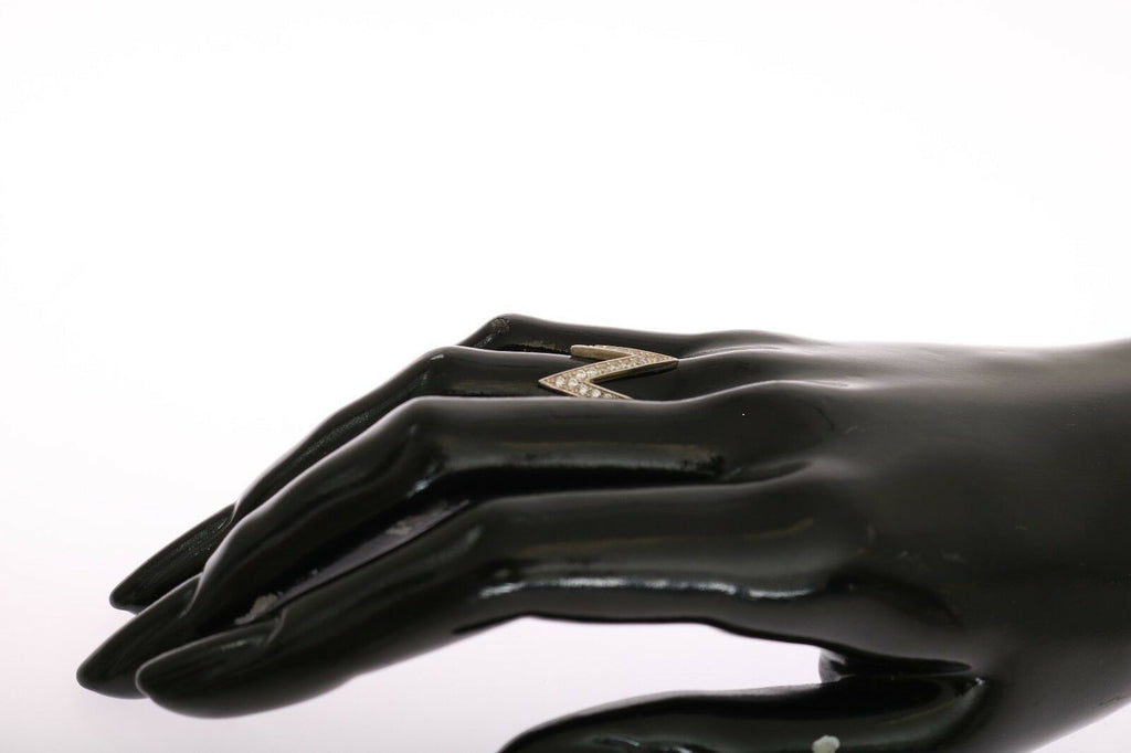 Nialaya Silber Authentic Womens Clear Ring