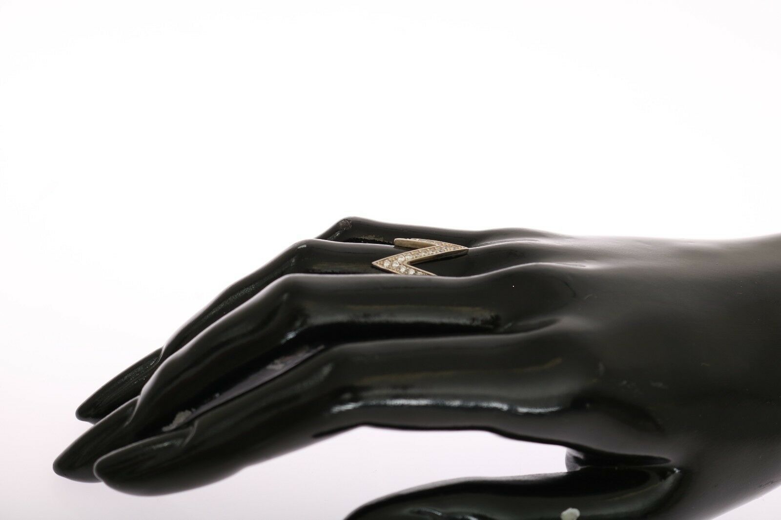 Nialaya Silber Authentic Womens Clear Ring