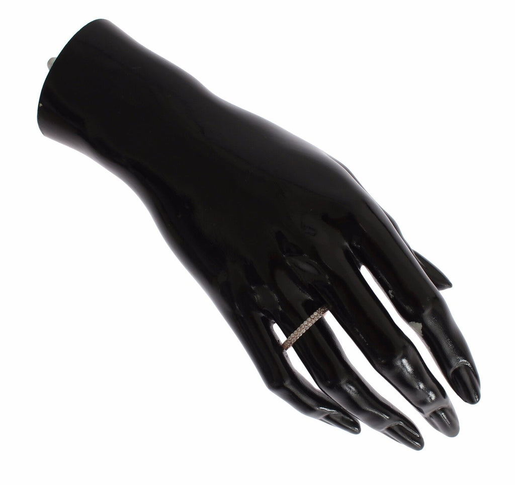 Nialaya Rosa Gold 925 Silber Klar CZ Ring