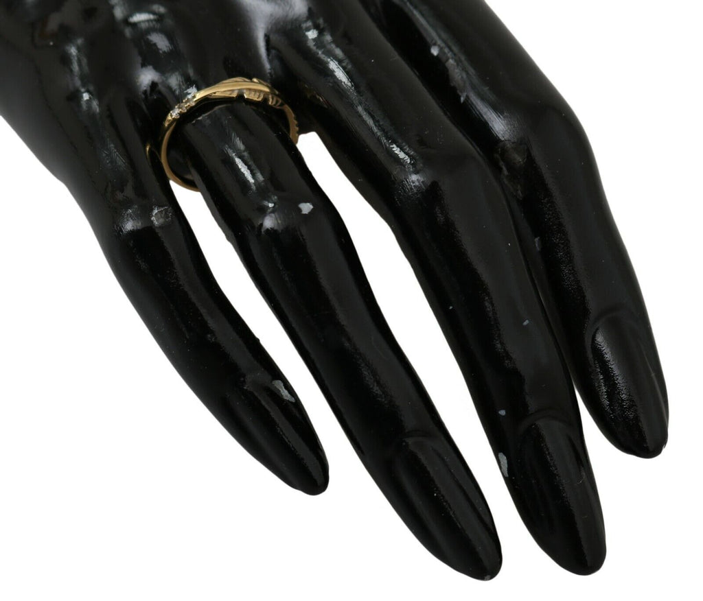 Nialaya Gold Feder Klar CZ 925 Silber Frauen